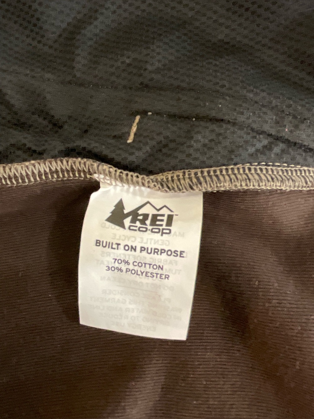 REI Co-op Women’s Small Full Zip Hooded Jacket Brown - Picture 4 of 6